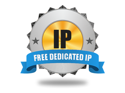 A 100% free Dedicated IP address